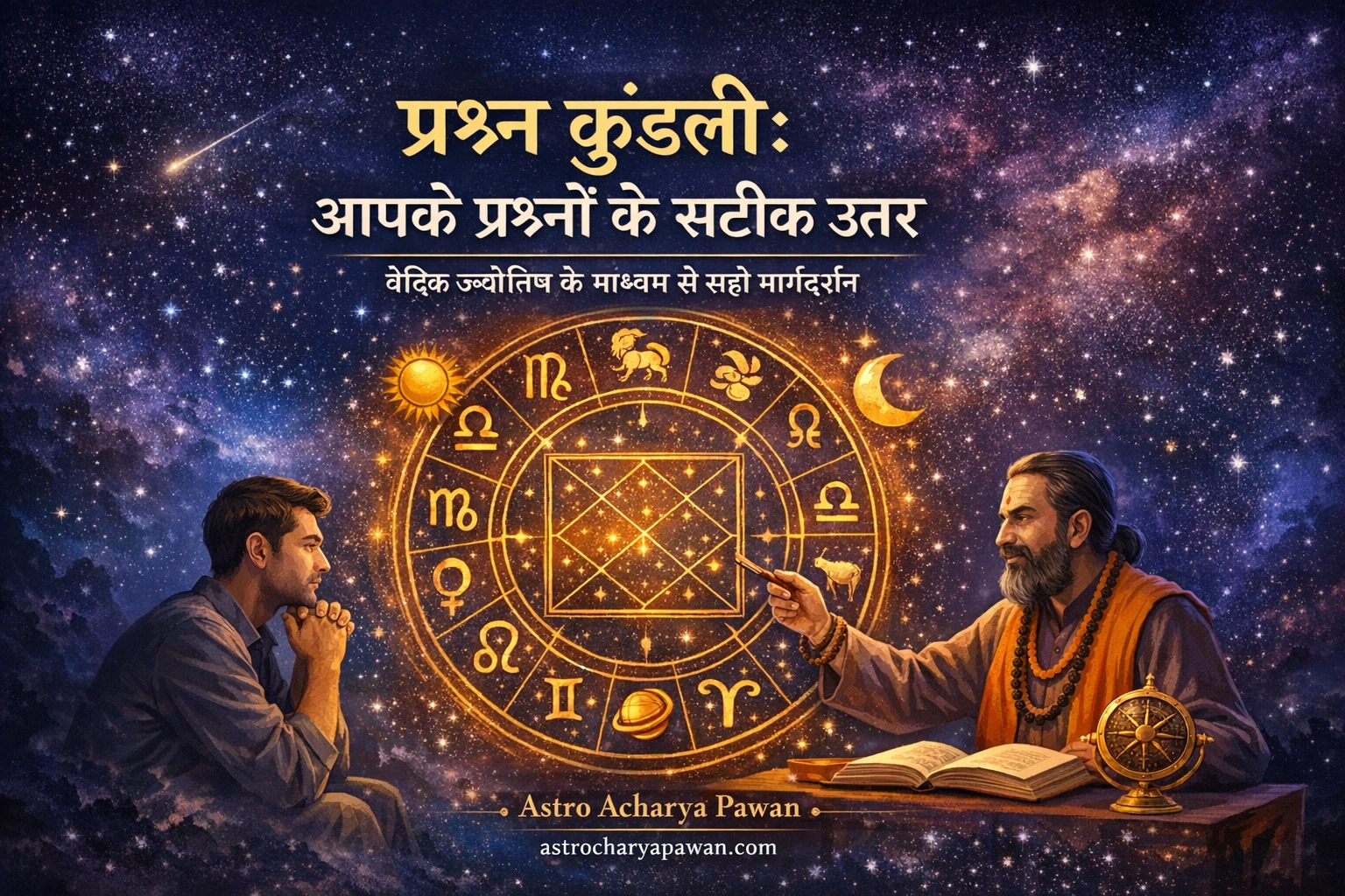 प्रश्न कुंडली: ज्योतिष के माध्यम से उत्तर खोजने का एक शक्तिशाली तरीका