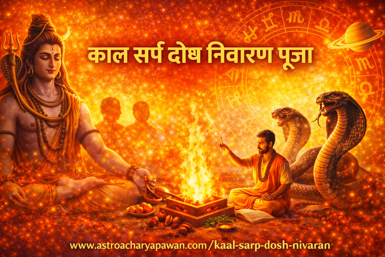 वैदिक ज्योतिष में काल सर्प दोष निवारण पूजा