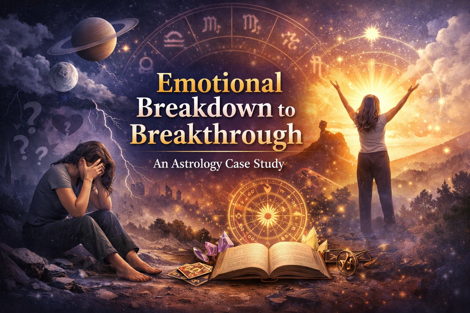 Emotional Breakdown to Breakthrough: An Astrology-Based Case Study